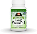 Zdroj Naturals Vegan True, non-GMO vitamín D-3, Dietetický doplnok pre Immune and Bone Health*, 2 000 IU - 90 kapsúl