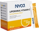 NYO3 Lipozomálny vitamín C prášok, podporuje imunitný systém a kolagén posilňovač, silný antioxidant, zlepšenie zdravia pokožky, bez lepidla, vysoká absorpcia vitamín C, 500mg, 30počet
