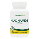PrírodaPlus Niacínamid - 500 mg, 90 tabliet - Vegetariánsky vitamín B3 doplnok, bez lepku - 90 dávok