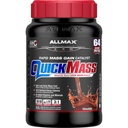 ALLMAX QUICKMASS, čokoláda - 3,5 lb - katalyzátor s rýchlym hmotnostným ziskom - až 64 gramov proteínu na podanie - 3:1 Carb to Protein Ratio - Zero Trans Tuk - až 24 dávok