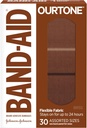 Band-Aid Značka Naše tón adhezívne pásy, Flexibilná ochrana a starostlivosť o menšie rezy a šrapne, Quilt-Aid Pad pre bolestivé rany, BR55, Rôzne veľkosti, 30 ct