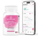 Natureland 40 Count, 600mg kyseliny boritej Vaginálne domnienky, Made in USA, Obnoviť pH rovnováhu a znížiť suchosť, zápach, svrbenie, a vypúšťanie, Podpora Intimate Health (40 Počet (Pack of 1))
