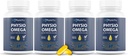Fyzio Omega 2400mg Fish Oil with Omega 3 Mastné kyseliny Supplement - Heart & Brain Health Supplements for Adults - Non-GMO, Burpless, Light Citrus Flavor, Trvalo dostupné - 240 Softgels