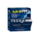 Advil PM Bolesť Reliever a Nočný spánok Pomoc, Bolesť Medicína s Ibuprofen pre úľavu od bolesti a difenhydramín Citrát pre spánok - 50x2 potiahnuté kaplety