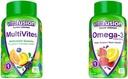 Vitafusion MultiVite Gummy Multivitamíny pre dospelých s 12 Vitamíny a minerály, Berry, Peach a Omega-3 Gummy Vitamíny, Berry Lemonade Ochutené, Vitamíny pre zdravie srdca [1]