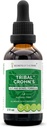 Kmeňový Crohnov bylinný extrakt bez alkoholu, Tinktúra, Glycerit Slippery Elm, petržlen, Marshmallow, Turmerica, Frankincense, Zelený čaj. Vzorec 2 pre gut a bowel