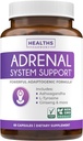 Adrenal System Support & Cortisol Manager (2 mesiace dodávky) Výkonný Ashwagandha & L-Tyrosine Únava Supplement - Udržujte vyvážené hladiny kortizolu, zdravie, a stres Relief - non-GMO - 60 Kapsule