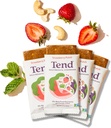 Tend Daily Best Prenatálny vitamín bar, vyrobený s organickými zložkami pre tehotné a popôrodné matky, zahŕňa DHA, vitamín D, B, cholín, folát - jahodová patch (4ct)