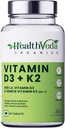 Organické látky Vitamín D3 (600 IU) + vitamín K2 ako doplnok MK7 (55mcg) 