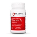 PROTOKOL PRE ŽIVOTNÉ BILANCIE Vitamín D3 50000 IU - Imunitná podpora Zdravie Kosti a zuby - 50 Softgels