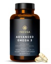 Omega 3 Rybí olej 1200mg (480mg EPA/360mg DHA na kapsulu) Vysoká sila, Ultra Pure, Eco Friendly 60 Kapsule, 2 Mesiace Zásobovanie. GMP & Friends of the Sea Certification