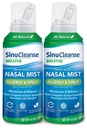 SinuCleanse Alergia & Sinus Sterilný Saline nosný sprej, Ultra Fine Mist, Instantly Hydratuje a Relives Ťažké nosové kongescie V dôsledku alergií, 4.6 Oz (2 balenia), Made in USA