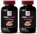 Power Surge - MUIRA PUAMA BARK EXTRACT - Vytrvalosť Výťah, Botanický zdroj energie, Boost Formula, Rastlinná sila, Vytrvalosť Dobitie, Aktivácia energie, Rutinné Boost 2 Fľaše 120 Kapsule