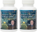 Bobs Najlepšie Coral Calcium Supreme I 100% Pure Marine Coral, 74 Trace Minerals I 90 Kapsule, balenie po 2