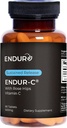 Endur ENDUR-C vitamín C s Rose HIPS, podporuje výrobu kolagénu, antioxidačnú ochranu a jemné zažívanie, bez lepidla, 500 mg (90 tabliet)
