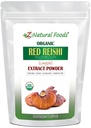 Z Natural Foods Organic Reishi Mushrom Extract Powder - Váha 1 lb - Koncentrovaný premium extrakt na podporu imunitného zdravia, Energizujte svoje ráno pridaním do kávy a čaju