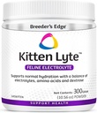 Plemeno Kitten Lyte Edge, Electrolyte Supplement for Kittens and Nursing Cats, Podpora Hydration, Energy & Recovery, Chicken Polievka Flavor, 300g
