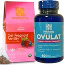 Tajomstvá čajovej plodnosti Bundle - plodnosť čaj a plodnosť doplnky pre ženy, prenatálne vitamíny s Inositol, Vitex a folát pomôcť podporiť hormón rovnováhu pre ženy
