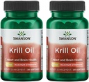 Swanson EFAS- Krill Oil - Maximálna sila - 1 g, 30 Softgels (2 balenia)