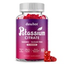 Dusičnan draselný 1000mg Gummies, Draslík Supplement for Adults Ženy a muži, Podpora nohy Crumpy a zdravie svalov, 60 Žuvačky