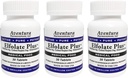Plus® 3 mg 3 balenie L- metylfolát Metylfolát Metylfolát Zdravotný doplnok stravy Profesionálna sila Aktívny Pure Potent 30 tabliet