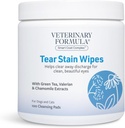 Veterinary Formula Smart Coat Complex Eye + Face Wipes for Dogs & Mačky, 100 ct 