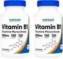 Nutricost Vitamín B1 (Thiamín) 500 mg, 120 kapsúl (2 fľaše)