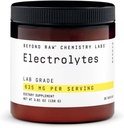 BEYOND RAW Chemistry Labs Electrolytes Powder, Labor Grade, bezlepkové, Bezcukrový Electrolyte nápoj Mix, podporuje výkon a hydratáciu, 30 Servisov