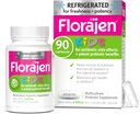Florajen Kids Probiotic, 6 miliárd CFU, Chladiace probiotiká pre deti, Multiculture Probiotic Supplement, Relives Príležitostný plyn, Bloating & Coconbace, Podpora zdravie Gut, 30 Ct (3 balenie)