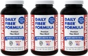 Yerba Prima Daily Fiber Formula Powder - 12 oz (Pack of 3) - Rozpustné a nerozpustné Dietary Fiber Supplement - Colon Cleanse - Vegan, Non-GMO, Gluten-Free