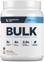 Transparentné Labs hromadne pred tréningom prášok - Prirodzene sladené Advanced Pre-Workout Formula pre budovanie svalov a sily - 30 slúži, Peach Mango