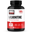 FORCE FACTOR L-karnitín doplnok, L karnitínu 1000 mg kapsule previesť tuk do energie, Podpora svalového tkaniva zotavenie, a zvýšenie výkonu, Vegan, non-GMO, 90 tabliet