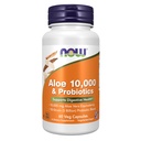 Teraz Foods Doplnky, Aloe 10 000 a Probiotiká s 10- kmeň (5 miliárd) Probiotické Blend, 60 Veg Kapsule