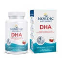 Nordic Naturals DHA, Strawberry - 90 Soft Gels - 830 mg Omega-3 - High-Intensity DHA Formula pre mozog a nervový systém Podpora - Non-GMO - 45 Servings