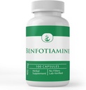 PURE ORIGINAL INGREDIENTS Benfotiamín, (100 Kapsule) Always Pure, No Additives Or Fillers, Lab Overified