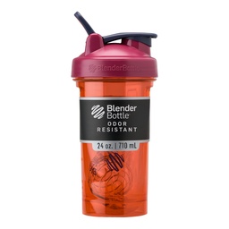 BlenderBottle Shaker Bottle Pro Series Perfect for Protein Shakes and Pre Workout, 24-Ounce, Coral
