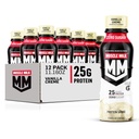 Svalové mlieko Genuine Protein Shake, Vanilla Creme, 11.16 Fl Oz Fľaša, 12 Balenie, 25g Proteín, Zero Cukor, Vápnik, Vitamíny A, C & D, 5g Fiber, Energizing Snack, Cvičenie Recovery, Balenie May Vary