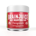 BrainJuice Noottropics Brain Suplement Suplement, Gluten Free Powder for Energy and Focus, Drink Mix with L Theanine, Alpha GPC, Vitamín B, Organic Green Tea Extract (Pomegranate)