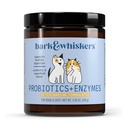 Bark & Whiskers Probiotiká + enzýmy - Podpora Tráviace zdravie a imunitný systém - Probiotické doplnok pre mačky a psy - 60 Scoops