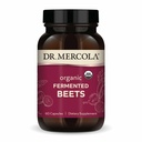 Dr. Mercola Organic Fermented Beets - Podpora oxidu dusnatého - USDA Organic, Non-GMO, Gluten-Free & Soy-Free - 60 Kapsule