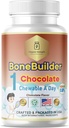 Deti Bone Builder 1 Žuvacia deň Halal vitamíny čokoláda chuť pre vek 4-12 60 slúži