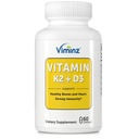 Vitamín D3/K2-5 000 IU (125 μg) - 60 kapsúl - podporuje zdravé kosti a srdce, silnú imunitu