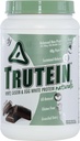 Powder Body Nutrition Protein - Trutein Naturals Dark Chocolate 2lb Srvátka, Casein & Egg White - Natural Low Carb Keto Friendly Drink - Lean Muscle Builder, chudnutie, cvičenie, zotavenie
