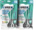 Pet Eyez-Dog Odstraňovač stopových škvŕn - Odstraňovač škvŕn pre psy - starostlivosť o psy - Dog Treaty s astaxantínom, čučoriedkový ovocný prášok, luteín, bez zŕn, prírodný proteín (Lamb-2 balenie)