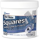 2nd Skin Dressing 1" Štvorcov (200 Počet) - Blister Pads pre nohy a telo - Cool Gel Relief Patches - 95% Water Formula - Non-Stick Chafing Protection - Prenosná prvá pomoc pre športovcov a turistov