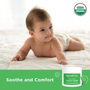 Hyland's Baby Organic Chest Rub, Soothe a Comfort, s organickým levandule, Peppermint, a harmančeka kvetinového oleja, bezpečné a nežné, Dermatológ testovaný, 1,76 Oz, dieťa (Stock of 2)