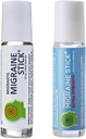 Basic Vigor Migrastil Original Migréna Stick, Extra sila Migréna Stick Bundle, Rýchle chladenie Migréna, Napätie bolesti hlavy Podpora. Vyrobené v USA