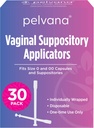 Pelvana Suppository Applicators for Women - (30 Balíček) - Veľkosť Pelvana 0 a 00 Kapsule - často používané s Boric Acid Suppitory