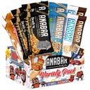 Anabar Protein Bar, The Protein-Packed Candy Bar, World's Best Ochutnávka Protein Bar, No Cukor Alkoholy, Vysoká Protein, Úžasne Delicious, 20 Grams of Protein (12 Bars, Variety Pack)