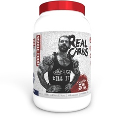 5% Nutrition Rich Piana Real Carbs with Real Food Complex Carb Powder, Long-lasing Low Glycemic Energy for Pre-Workout/Post-Workout Recovery Meal, 2,8 lb, 40 Servings (Čučoriedkový koláč)